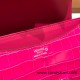 Hermes Constance 19cm Shiny Alligator Crocodile J5 /Rose Scheherazade 18cm Full Handmade Hermes Constance 19cm Shiny Alligator Crocodile J5 /Rose Scheherazade 18cm Full Handmade
