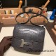 Hermes Constance 19cm Matte Alligator Crocodile 88/ Graphite Gold Hardware 18cm Full Handmade Hermes Constance 19cm Matte Alligator Crocodile 88/ Graphite Gold Hardware 18cm Full Handmade