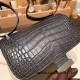 Hermes Constance 19cm Matte Alligator Crocodile 88/ Graphite Gold Hardware 18cm Full Handmade Hermes Constance 19cm Matte Alligator Crocodile 88/ Graphite Gold Hardware 18cm Full Handmade