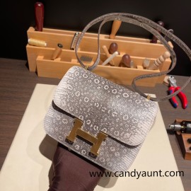 Hermes Constance 19cm 1B/Ombre Gold Hardware 18cm Full Handmade