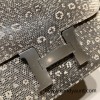 Hermes Constance 19cm 8F/ Etain Silver Hardware 18cm Full Handmade