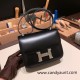 Hermes Constance 19cm box 89 /Black (Noir) Silver Hardware 18cm Full Handmade Hermes Constance 19cm box 89 /Black (Noir) Silver Hardware 18cm Full Handmade