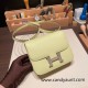 Hermes Constance 19cm Chevre R9 /Jaune Bourgeon 18cm Full Handmade Hermes Constance 19cm Chevre R9 /Jaune Bourgeon 18cm Full Handmade