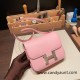 Hermes Constance 19cm Chevre 3Q /Rose Sakura Silver Hardware 18cm Full Handmade Hermes Constance 19cm Chevre 3Q /Rose Sakura Silver Hardware 18cm Full Handmade