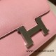 Hermes Constance 19cm Chevre 3Q /Rose Sakura Silver Hardware 18cm Full Handmade Hermes Constance 19cm Chevre 3Q /Rose Sakura Silver Hardware 18cm Full Handmade