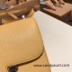 Hermes Constance 19cm Chevre 1S Foin Silver Hardware 18cm Full Handmade Hermes Constance 19cm Chevre 1S Foin Silver Hardware 18cm Full Handmade