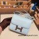 Hermes Constance 19cm swift 7R/ Azur Silver Hardware 18cm Full Handmade Hermes Constance 19cm swift 7R/ Azur Silver Hardware 18cm Full Handmade
