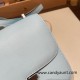 Hermes Constance 19cm swift 7R/ Azur Silver Hardware 18cm Full Handmade Hermes Constance 19cm swift 7R/ Azur Silver Hardware 18cm Full Handmade