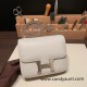 Hermes Constance 19cm swift 80 /Pearl Grey Silver Hardware 18cm Full Handmade Hermes Constance 19cm swift 80 /Pearl Grey Silver Hardware 18cm Full Handmade