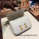 Hermes Constance 19cm swift 80 /Pearl Grey Gold Hardware 18cm Full Handmade Hermes Constance 19cm swift 80 /Pearl Grey Gold Hardware 18cm Full Handmade
