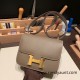 Hermes Constance 19cm Epsom 18 /Étoupe Grey Gold Hardware 18cm Full Handmade Hermes Constance 19cm Epsom 18 /Étoupe Grey Gold Hardware 18cm Full Handmade
