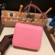 Hermes Constance 19cm Epsom 5P /Pink Silver Hardware 18cm Full Handmade Hermes Constance 19cm Epsom 5P /Pink Silver Hardware 18cm Full Handmade