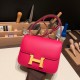 Hermes Constance 19cm Epsom 0D /Rose Mexico Silver Hardware 18cm Full Handmade Hermes Constance 19cm Epsom 0D /Rose Mexico Silver Hardware 18cm Full Handmade