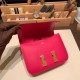 Hermes Constance 19cm Epsom 0D /Rose Mexico Silver Hardware 18cm Full Handmade Hermes Constance 19cm Epsom 0D /Rose Mexico Silver Hardware 18cm Full Handmade