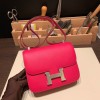 Hermes Constance 19cm 0D /Rose Mexico Silver Hardware 18cm Full Handmade