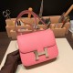 Hermes Constance 19cm 1Q/Rose Confetti Silver Hardware 18cm Full Handmade Hermes Constance 19cm 1Q/Rose Confetti Silver Hardware 18cm Full Handmade