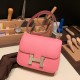 Hermes Constance 19cm 1Q/Rose Confetti Silver Hardware 18cm Full Handmade Hermes Constance 19cm 1Q/Rose Confetti Silver Hardware 18cm Full Handmade