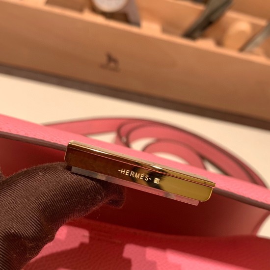 Hermes Constance 19cm Epsom 1Q/Rose Confetti Gold Hardware 18cm Full Handmade Hermes Constance 19cm Epsom 1Q/Rose Confetti Gold Hardware 18cm Full Handmade