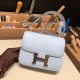 Hermes Constance 19cm Epsom 7R /Azur Silver Hardware 18cm Full Handmade Hermes Constance 19cm Epsom 7R /Azur Silver Hardware 18cm Full Handmade