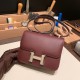 Hermes Constance 19cm Epsom F5 /Bourgogne & 57/ Bordeaux Silver Hardware 18cm Full Handmade Hermes Constance 19cm Epsom F5 /Bourgogne & 57/ Bordeaux Silver Hardware 18cm Full Handmade