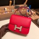 Constance 19cm Epsom 54/ Rouge Garance Silver Hardware 18cm Full Handmade Constance 19cm Epsom 54/ Rouge Garance Silver Hardware 18cm Full Handmade