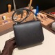 Hermes Constance 19cm Epsom 89 /Black Silver Hardware 18cm Full Handmade Hermes Constance 19cm Epsom 89 /Black Silver Hardware 18cm Full Handmade