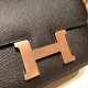 Constance 19cm Epsom 89/ Black (Noir) Rose Gold Hardware 18cm Full Handmade Constance 19cm Epsom 89/ Black (Noir) Rose Gold Hardware 18cm Full Handmade