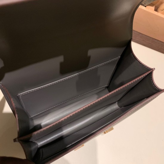 Hermes Constance 19cm Epsom 8F /Etain Rose Gold Hardware 18cm Full Handmade Hermes Constance 19cm Epsom 8F /Etain Rose Gold Hardware 18cm Full Handmade