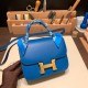 Hermes Constance 19cm Epsom 7P /Blue de Presse Silver Hardware 18cm Full Handmade Hermes Constance 19cm Epsom 7P /Blue de Presse Silver Hardware 18cm Full Handmade