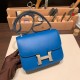 Hermes Constance 19cm Epsom 7P /Blue de Presse Gold Hardware 18cm Full Handmade Hermes Constance 19cm Epsom 7P /Blue de Presse Gold Hardware 18cm Full Handmade