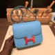 Hermes Constance 19cm Epsom P3 /Blue du Nord Silver Hardware 18cm Full Handmade Hermes Constance 19cm Epsom P3 /Blue du Nord Silver Hardware 18cm Full Handmade