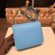 Hermes Constance 19cm Epsom P3 /Blue du Nord Silver Hardware 18cm Full Handmade Hermes Constance 19cm Epsom P3 /Blue du Nord Silver Hardware 18cm Full Handmade