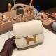 Hermes Constance 19cm Epsom 10/ Craie Gold Hardware 18cm Full Handmade Hermes Constance 19cm Epsom 10/ Craie Gold Hardware 18cm Full Handmade