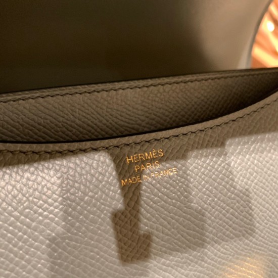 Hermes Constance 19cm Epsom 63/Vert Amande Gold Hardware 18cm Full Handmade Hermes Constance 19cm Epsom 63/Vert Amande Gold Hardware 18cm Full Handmade