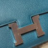  HERMES Constance ⅢMini Epsom  W0/Vert Bosphore  & S4/Deep Blue   Full Handmade