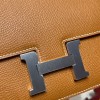  Constance HERMES Constance ⅢMini Epsom  37/Gold    Full Handmade  Silver Hardware 