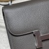  Constance HERMES Constance ⅢMini Epsom  88/Graphite    Full Handmade Silver Hardware 