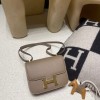Constance Mini (Constance 19cm Epsom 18  Gold Hardware Full Handmade 