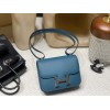 W0/Vert Bosphore   & S4/Deep Blue    Gold HardwareStock Constance Mini Constance 19cm Epsom