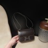 47/Chocolat  & 9D/ Jaune Ambre    Gold Hardware Constance Mini Constance 19cm box 