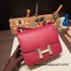 Hermes Constance 24cm swift K1 /Rouge Grenat Silver Hardware Hermes Constance 24cm swift K1 /Rouge Grenat Silver Hardware