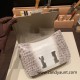 Hermes Constance 24cm Matte Crocodile Niloti 01/ Himalaya Silver Hardware Hermes Constance 24cm Matte Crocodile Niloti 01/ Himalaya Silver Hardware