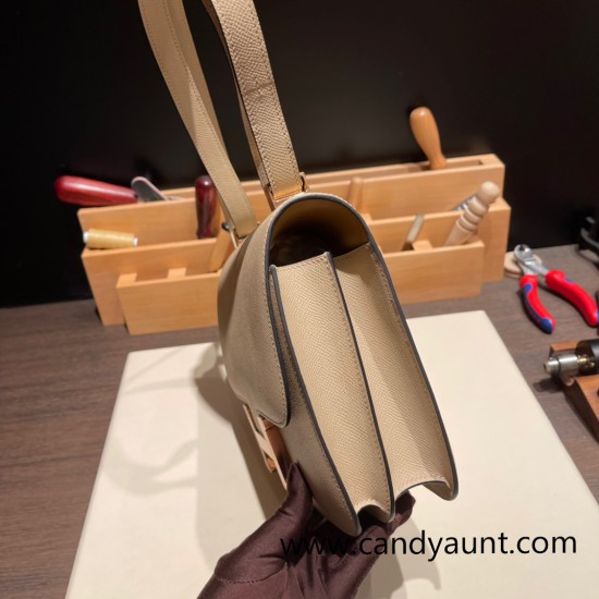 Hermes Constance 24cm Epsom S2 /Trench& 4B /Biscuit Rosegold Hardware Hermes Constance 24cm Epsom S2 /Trench& 4B /Biscuit Rosegold Hardware