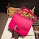 Hermes Constance 24cm epsom I6 /Rose Extreme Silver Hardware Hermes Constance 24cm epsom I6 /Rose Extreme Silver Hardware
