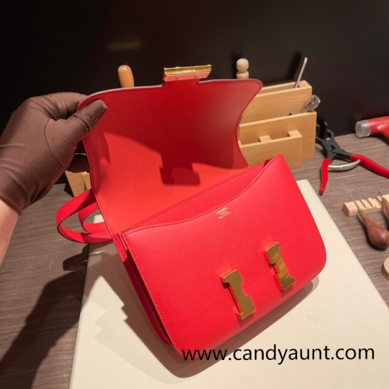 Hermes Constance 24cm epsom T5 /Rose Jaipur Gold Hardware Hermes Constance 24cm epsom T5 /Rose Jaipur Gold Hardware