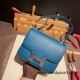 Hermes Constance 24cm epsom W0 /Vert Bosphore Silver Hardware Hermes Constance 24cm epsom W0 /Vert Bosphore Silver Hardware