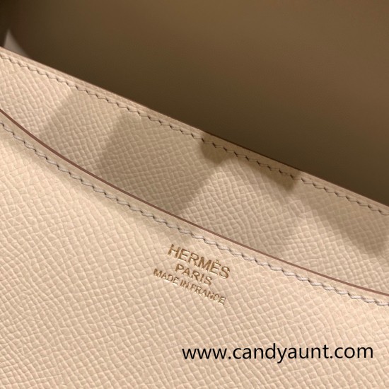 Hermes Constance 24cm10 /Craie Gold Hardware Hermes Constance 24cm10 /Craie Gold Hardware