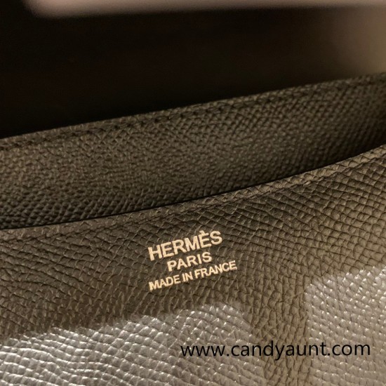 Hermes Constance 24cm Epsom 89 /Black (Noir) Silver Hardware Hermes Constance 24cm Epsom 89 /Black (Noir) Silver Hardware