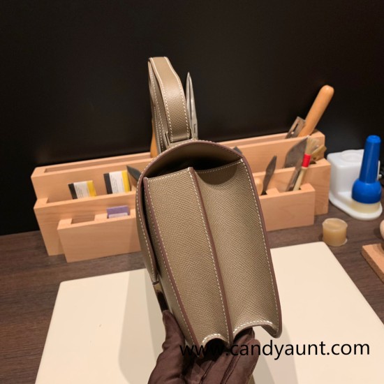 Hermes Constance 24cm epsom18 Étoupe Grey Silver Hardware Hermes Constance 24cm epsom18 Étoupe Grey Silver Hardware