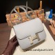 Hermes Constance 24cm Epsom 8U/ Blue Glacier Silver Hardware Hermes Constance 24cm Epsom 8U/ Blue Glacier Silver Hardware
